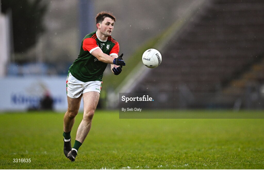4 January 2026; Brian Stack of St Brigid's during the AIB GAA Football All-Ireland Senior Club Championship semi-final match between between St Brigid's of Roscommon and Scotstown of Monaghan at Kingspan Breffni in Cavan. Photo by Seb Daly/Sportsfile