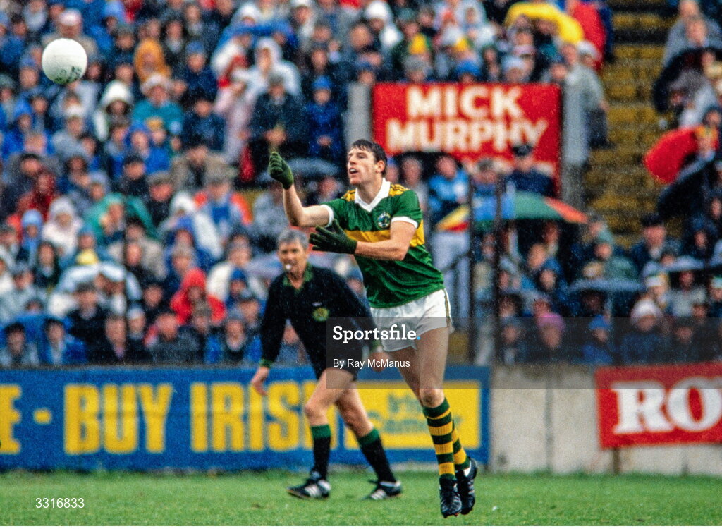 3 July 1988; Dermot Hannafin of Kerry in action during the Munster Senior Football Championship Final match between Cork and Kerry at Páirc Uí Chaoimh in Cork. Photo by Ray McManus/Sportsfile