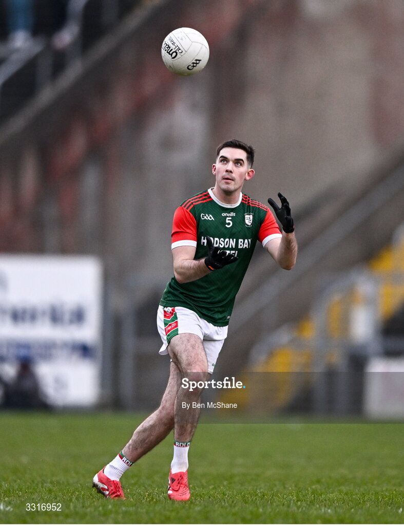 4 January 2026; Ruaidhrí Fallon of St Brigid's during the AIB GAA Football All-Ireland Senior Club Championship semi-final match between between St Brigid's of Roscommon and Scotstown of Monaghan at Kingspan Breffni in Cavan. Photo by Ben McShane/Sportsfile