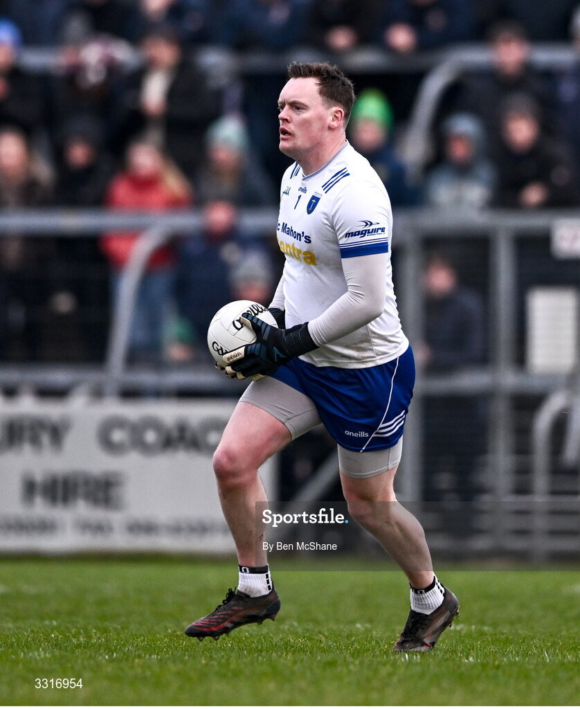 4 January 2026; Scotstown goalkeeper Rory Beggan during the AIB GAA Football All-Ireland Senior Club Championship semi-final match between between St Brigid's of Roscommon and Scotstown of Monaghan at Kingspan Breffni in Cavan. Photo by Ben McShane/Sportsfile