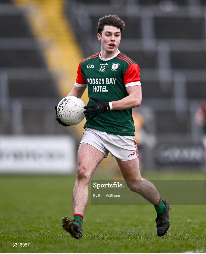 4 January 2026; Bobby Nugent of St Brigid's during the AIB GAA Football All-Ireland Senior Club Championship semi-final match between between St Brigid's of Roscommon and Scotstown of Monaghan at Kingspan Breffni in Cavan. Photo by Ben McShane/Sportsfile