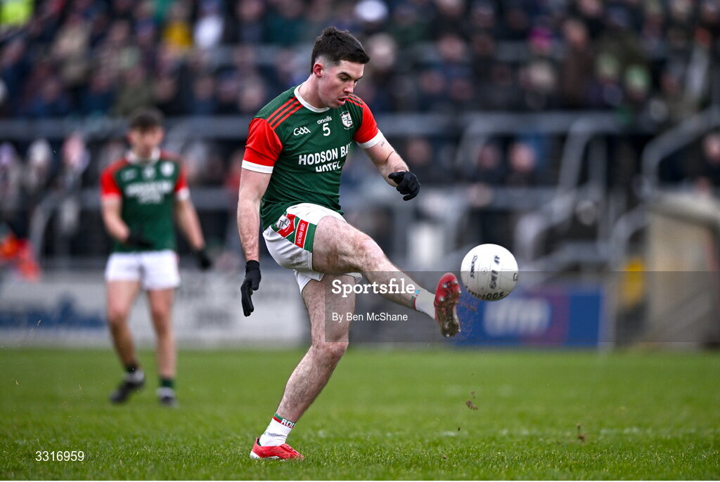 4 January 2026; Ruaidhrí Fallon of St Brigid's during the AIB GAA Football All-Ireland Senior Club Championship semi-final match between between St Brigid's of Roscommon and Scotstown of Monaghan at Kingspan Breffni in Cavan. Photo by Ben McShane/Sportsfile