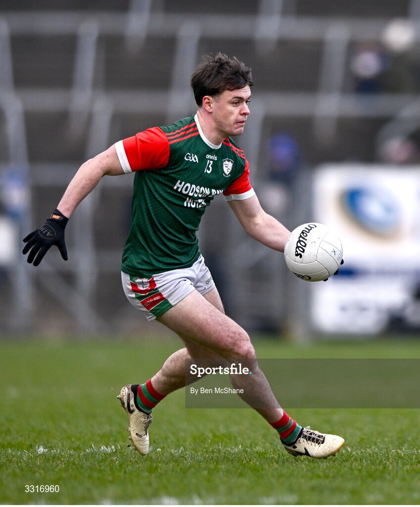 4 January 2026; Ben O'Carroll of St Brigid's during the AIB GAA Football All-Ireland Senior Club Championship semi-final match between between St Brigid's of Roscommon and Scotstown of Monaghan at Kingspan Breffni in Cavan. Photo by Ben McShane/Sportsfile