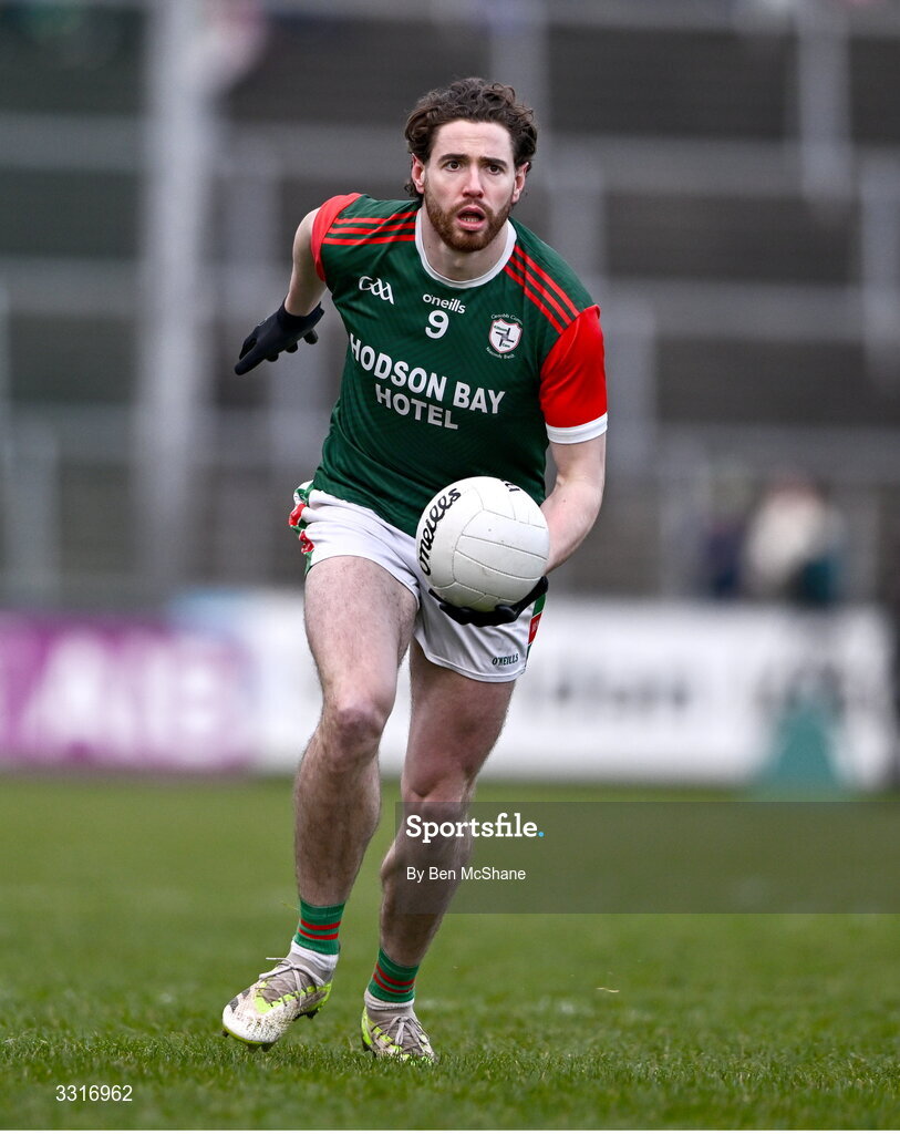 4 January 2026; Eddie Nolan of St Brigid's during the AIB GAA Football All-Ireland Senior Club Championship semi-final match between between St Brigid's of Roscommon and Scotstown of Monaghan at Kingspan Breffni in Cavan. Photo by Ben McShane/Sportsfile
