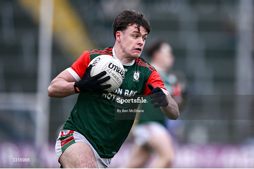 4 January 2026; Ben O'Carroll of St Brigid's during the AIB GAA Football All-Ireland Senior Club Championship semi-final match between between St Brigid's of Roscommon and Scotstown of Monaghan at Kingspan Breffni in Cavan. Photo by Ben McShane/Sportsfile