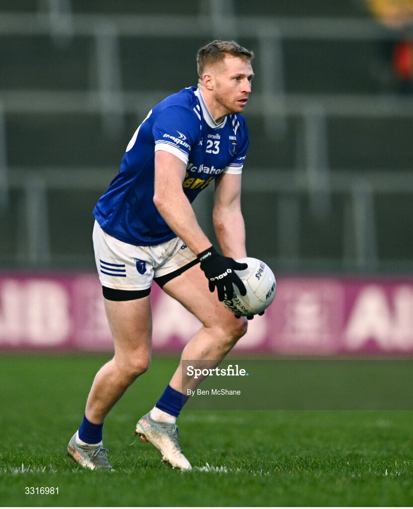4 January 2026; Kieran Hughes of Scotstown during the AIB GAA Football All-Ireland Senior Club Championship semi-final match between between St Brigid's of Roscommon and Scotstown of Monaghan at Kingspan Breffni in Cavan. Photo by Ben McShane/Sportsfile