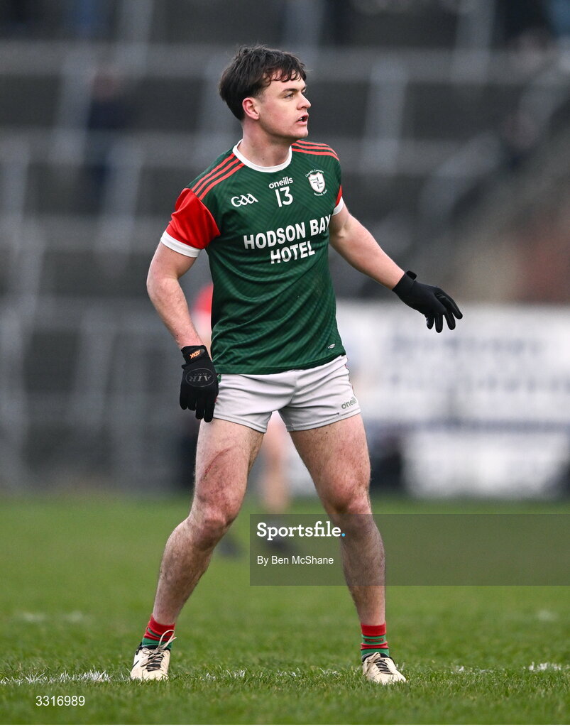 4 January 2026; Ben O'Carroll of St Brigid's during the AIB GAA Football All-Ireland Senior Club Championship semi-final match between between St Brigid's of Roscommon and Scotstown of Monaghan at Kingspan Breffni in Cavan. Photo by Ben McShane/Sportsfile