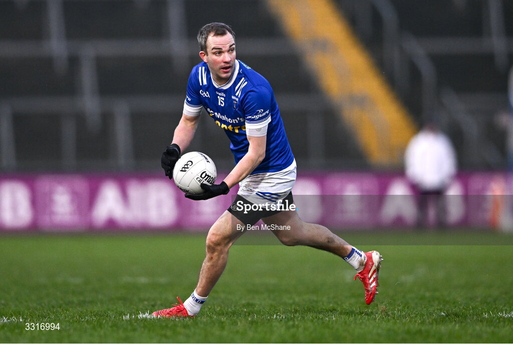 4 January 2026; Jack McCarron of Scotstown during the AIB GAA Football All-Ireland Senior Club Championship semi-final match between between St Brigid's of Roscommon and Scotstown of Monaghan at Kingspan Breffni in Cavan. Photo by Ben McShane/Sportsfile