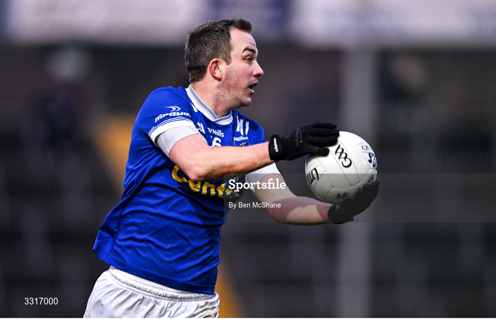 4 January 2026; Jack McCarron of Scotstown during the AIB GAA Football All-Ireland Senior Club Championship semi-final match between between St Brigid's of Roscommon and Scotstown of Monaghan at Kingspan Breffni in Cavan. Photo by Ben McShane/Sportsfile