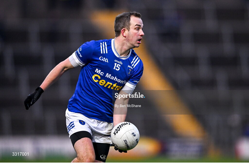 4 January 2026; Jack McCarron of Scotstown during the AIB GAA Football All-Ireland Senior Club Championship semi-final match between between St Brigid's of Roscommon and Scotstown of Monaghan at Kingspan Breffni in Cavan. Photo by Ben McShane/Sportsfile