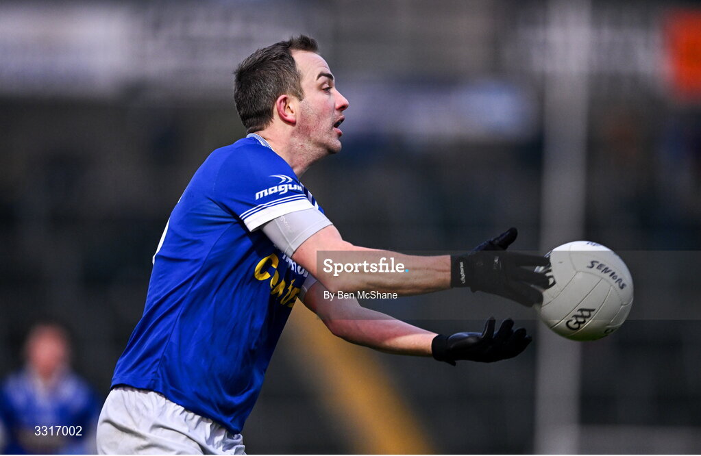 4 January 2026; Jack McCarron of Scotstown during the AIB GAA Football All-Ireland Senior Club Championship semi-final match between between St Brigid's of Roscommon and Scotstown of Monaghan at Kingspan Breffni in Cavan. Photo by Ben McShane/Sportsfile