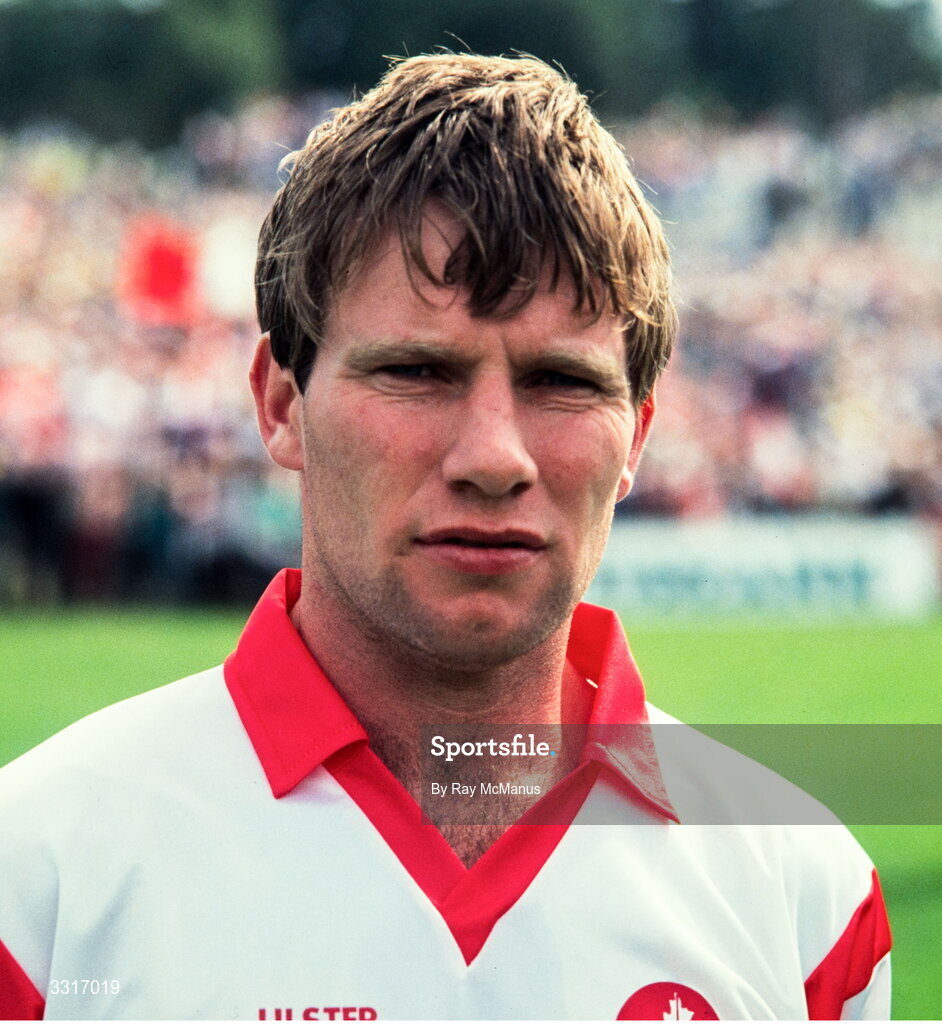 19 July 1992; Tony Scullion of Derry before the Ulster Senior Football Championship Final match between Donegal and Derry at St Tiernach's Park in Clones, Monaghan. Photo by Ray McManus/Sportsfile
