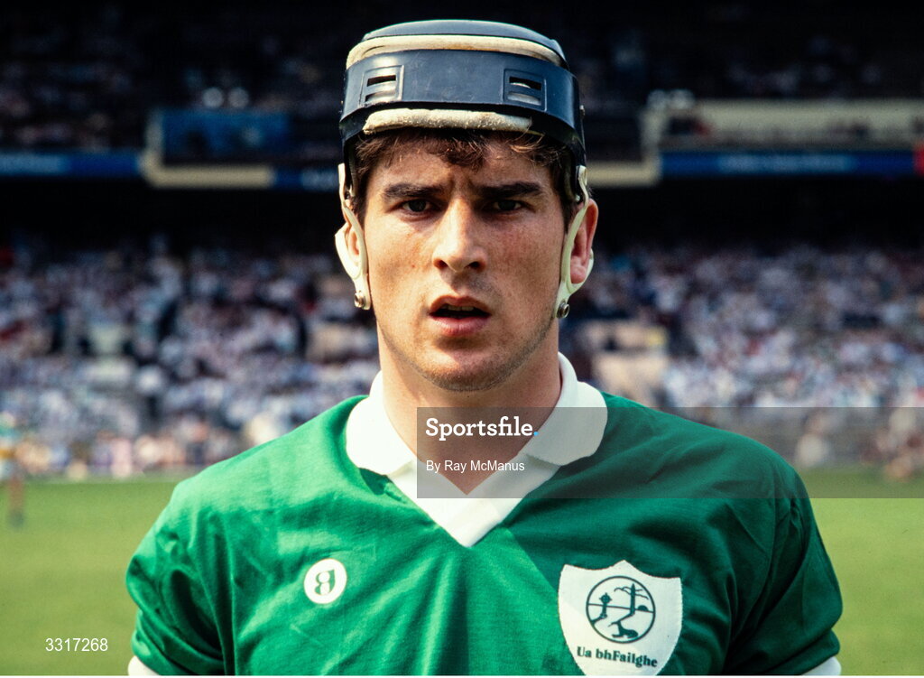 6 August 1989; Michael Duigan of Offaly before the All-Ireland Senior Hurling Championship Semi-Final match between Antrim and Offaly in at Croke Park in Dublin. Photo by Ray McManus/Sportsfile