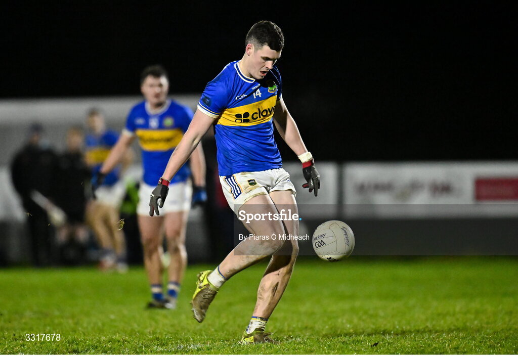 6 January 2026; Seán O'Connor of Tipperary during the McGrath Cup match between Tipperary and Cork at Cappawhite GAA Club in Tipperary. Photo by Piaras Ó Mídheach/Sportsfile