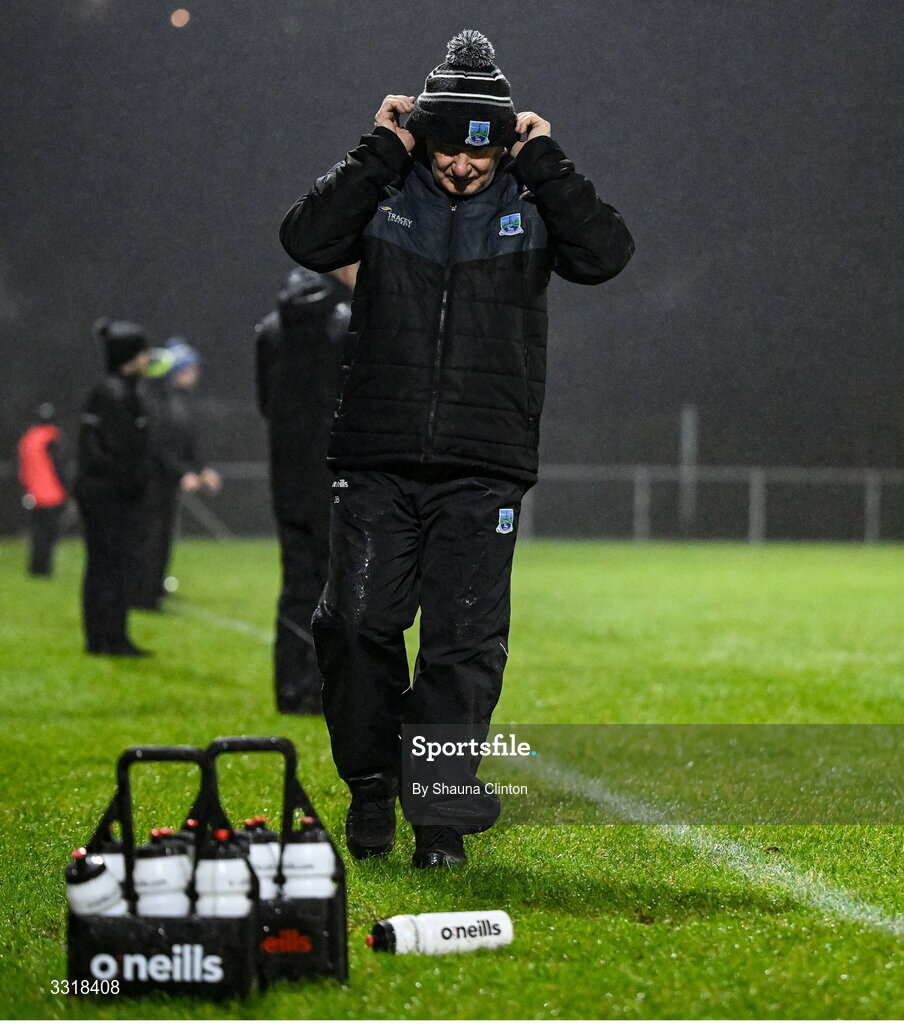 7 January 2026; Cavan manager Dermot McCabe during the Bank of Ireland Dr McKenna Cup match between Fermanagh and Cavan at Tempo Maguires GAC in Tempo, Fermanagh. Photo by Shauna Clinton/Sportsfile
