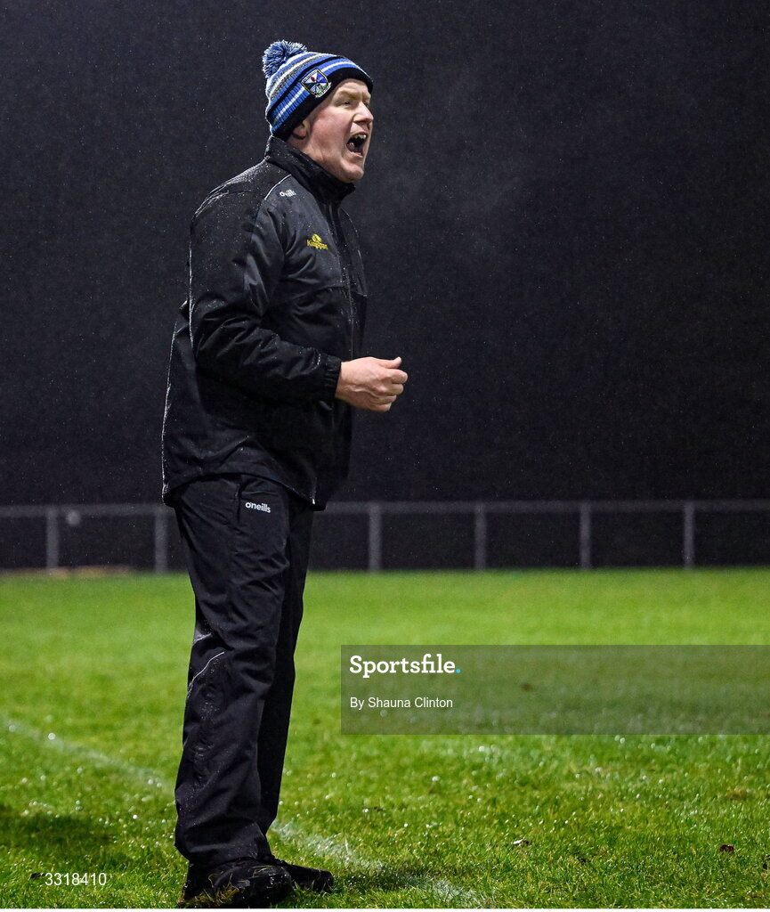 7 January 2026; Cavan manager Dermot McCabe during the Bank of Ireland Dr McKenna Cup match between Fermanagh and Cavan at Tempo Maguires GAC in Tempo, Fermanagh. Photo by Shauna Clinton/Sportsfile