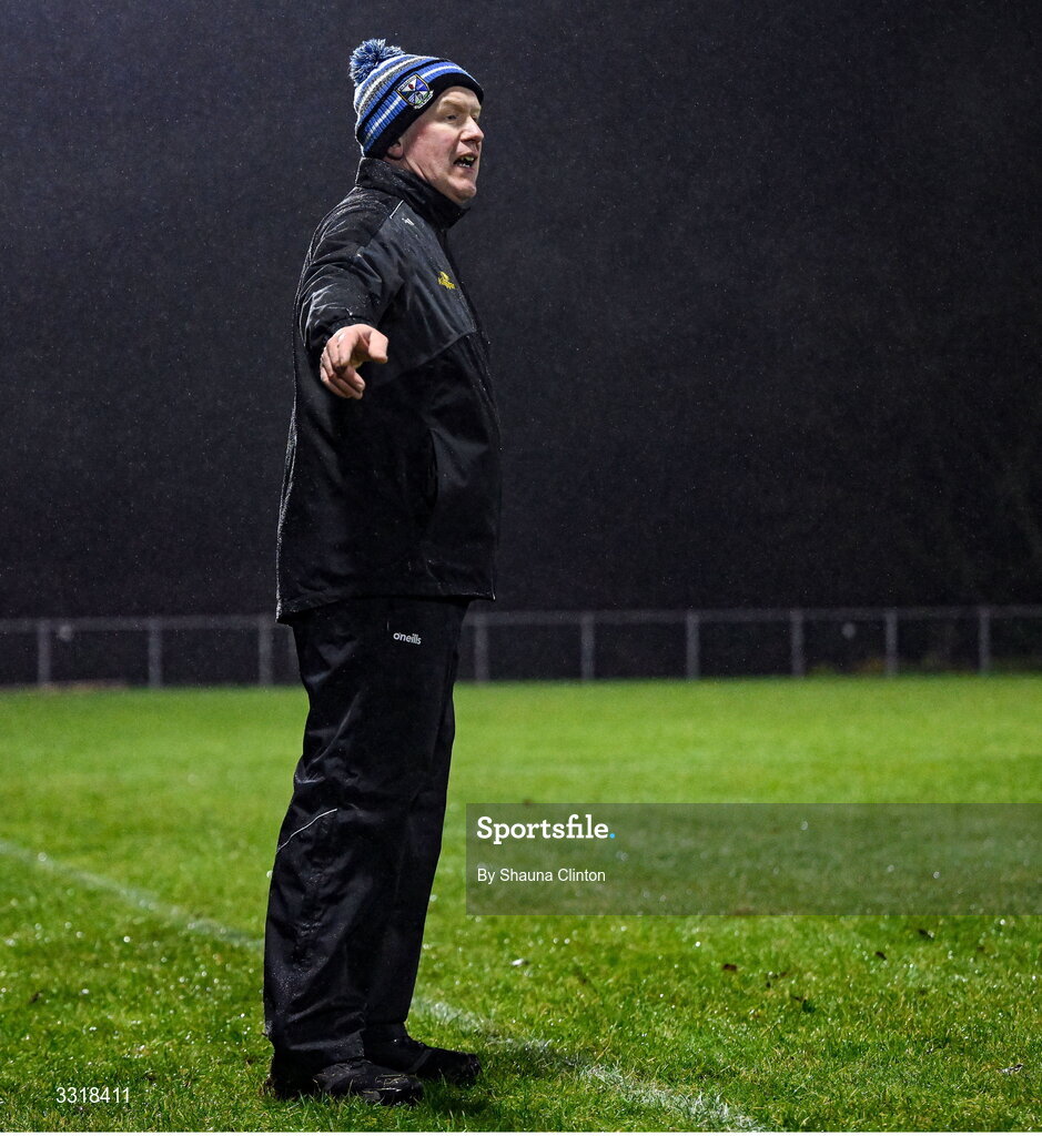 7 January 2026; Cavan manager Dermot McCabe during the Bank of Ireland Dr McKenna Cup match between Fermanagh and Cavan at Tempo Maguires GAC in Tempo, Fermanagh. Photo by Shauna Clinton/Sportsfile