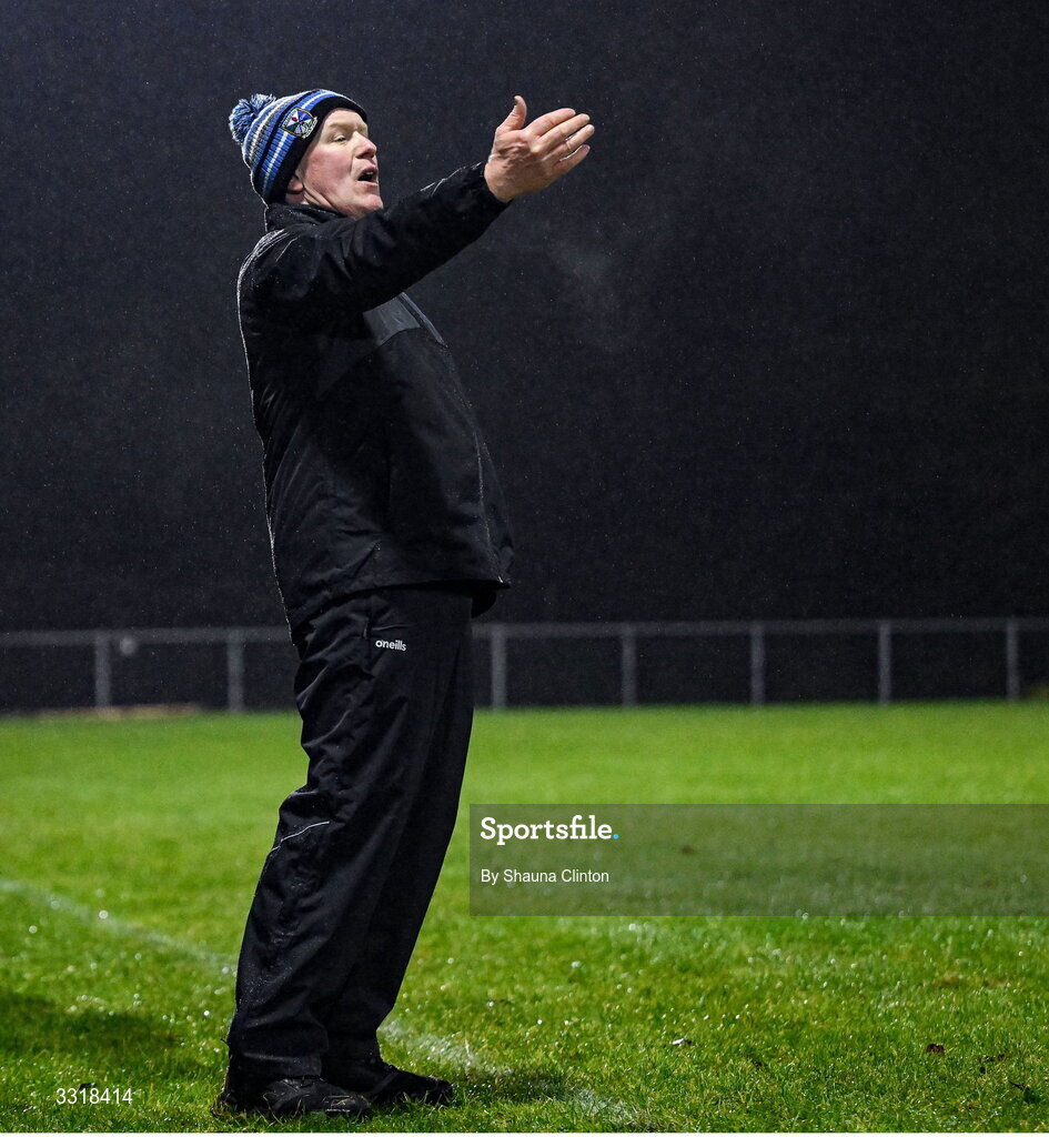 7 January 2026; Cavan manager Dermot McCabe during the Bank of Ireland Dr McKenna Cup match between Fermanagh and Cavan at Tempo Maguires GAC in Tempo, Fermanagh. Photo by Shauna Clinton/Sportsfile