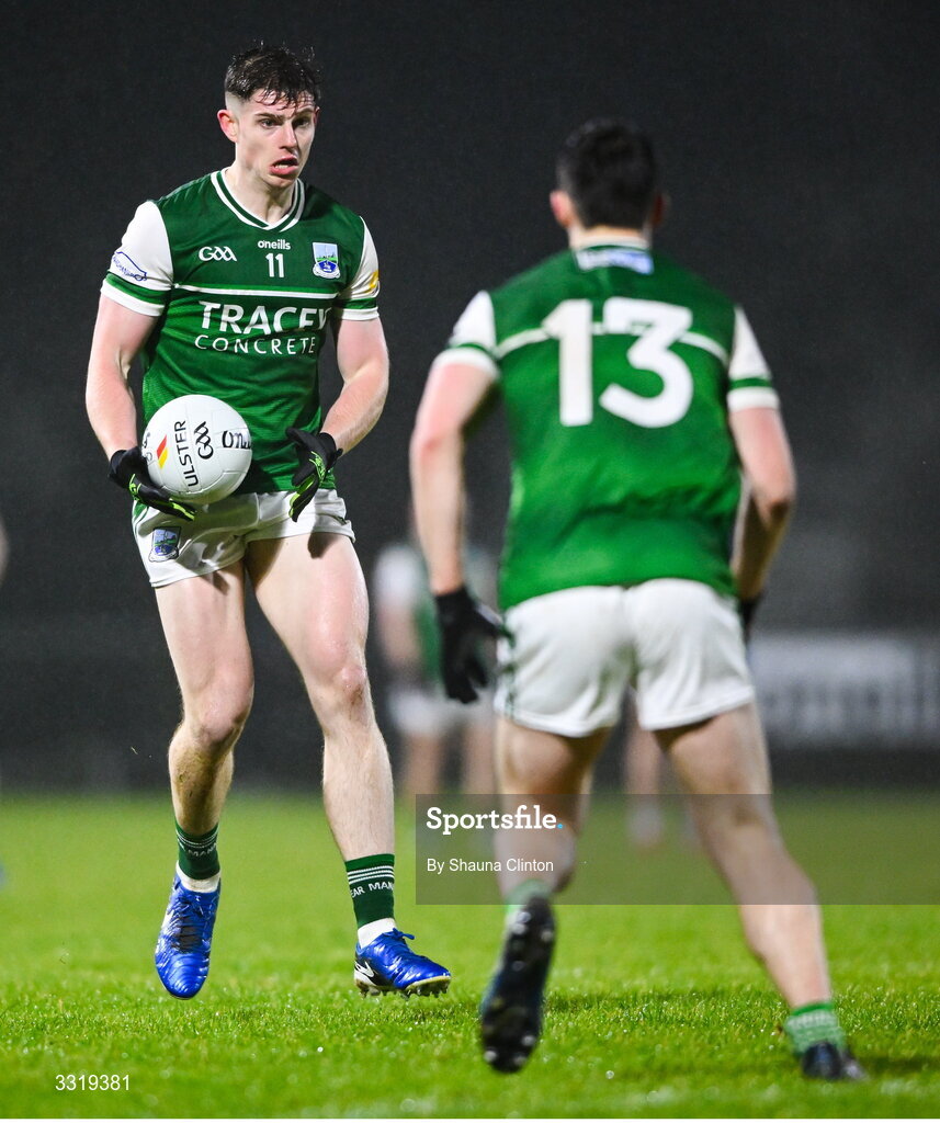 7 January 2026; Darragh McGurn of Fermanagh during the Bank of Ireland Dr McKenna Cup match between Fermanagh and Cavan at Tempo Maguires GAC in Tempo, Fermanagh. Photo by Shauna Clinton/Sportsfile