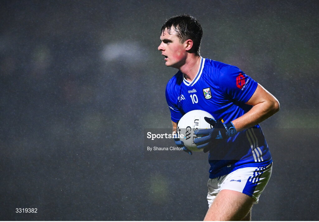 7 January 2026; Tiarnan Madden of Cavan during the Bank of Ireland Dr McKenna Cup match between Fermanagh and Cavan at Tempo Maguires GAC in Tempo, Fermanagh. Photo by Shauna Clinton/Sportsfile