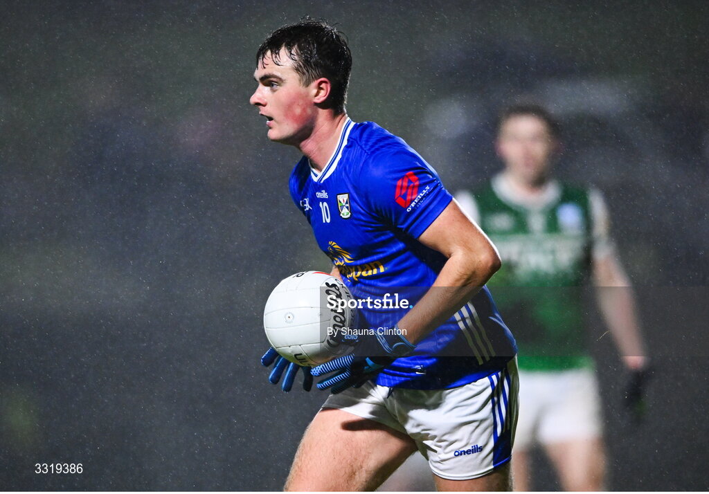 7 January 2026; Tiarnan Madden of Cavan during the Bank of Ireland Dr McKenna Cup match between Fermanagh and Cavan at Tempo Maguires GAC in Tempo, Fermanagh. Photo by Shauna Clinton/Sportsfile