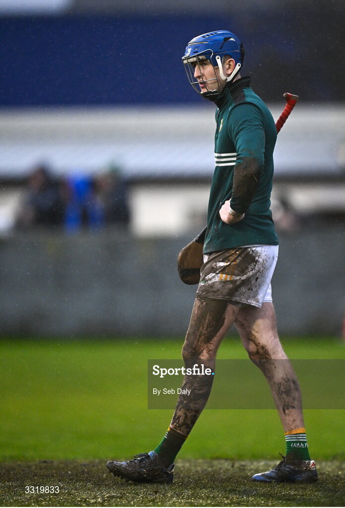 11 January 2026; Offaly goalkeeper Liam Hoare during the Dioralyte Walsh Cup semi-final match between Galway and Offaly at Duggan Park in Ballinasloe, Galway. Photo by Seb Daly/Sportsfile
