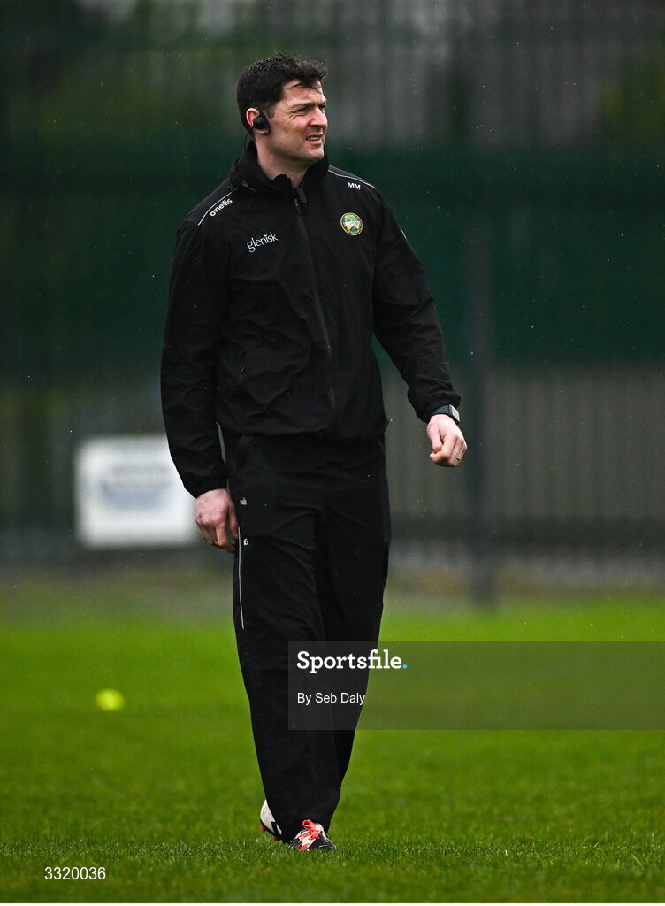 11 January 2026; Offaly hurley carrier Séamus Callanan before the Dioralyte Walsh Cup semi-final match between Galway and Offaly at Duggan Park in Ballinasloe, Galway. Photo by Seb Daly/Sportsfile