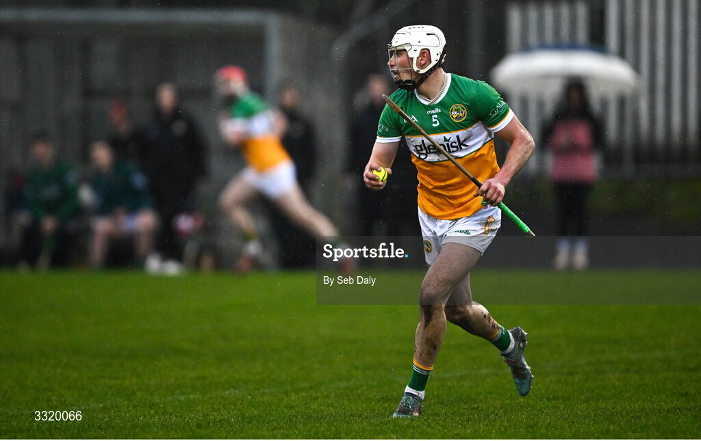 11 January 2026; Eimhin Kelly of Offaly during the Dioralyte Walsh Cup semi-final match between Galway and Offaly at Duggan Park in Ballinasloe, Galway. Photo by Seb Daly/Sportsfile