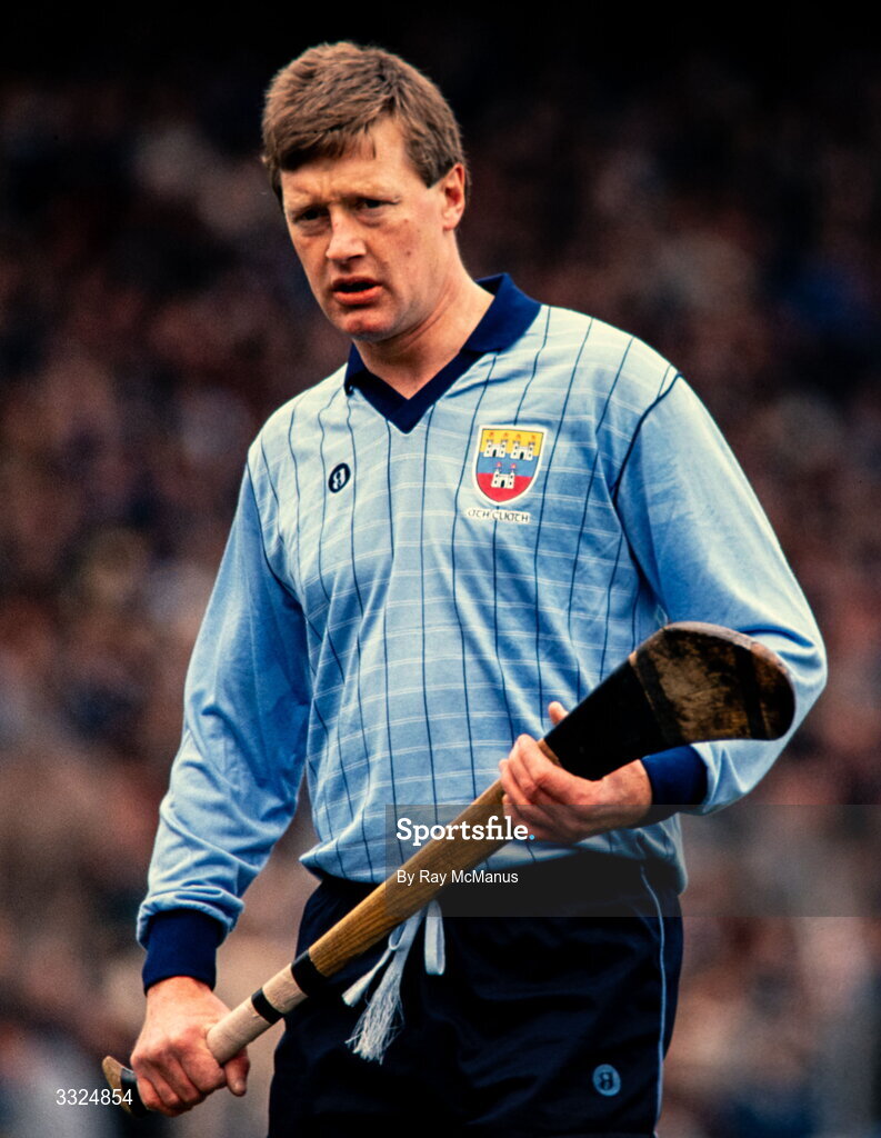 16 April 1989; Vincent Holden of Dublin during the Royal Liver National Hurling League Semi-Final match between Galway and Dublin at Croke Park in Dublin. Photo by Ray McManus/Sportsfile