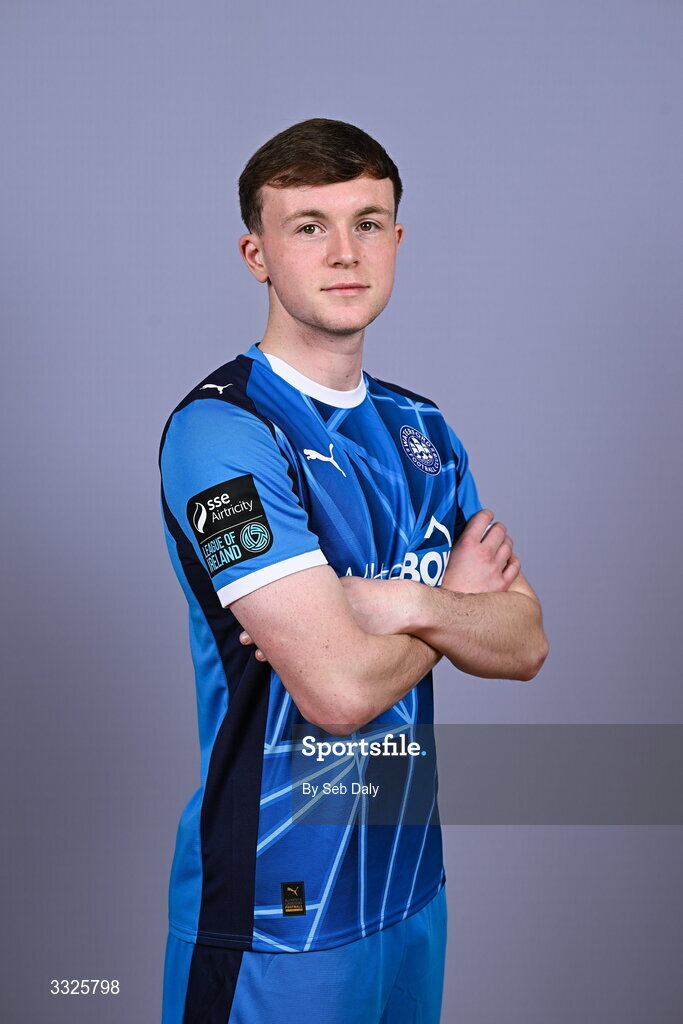 21 January 2026; Conor Carty during a Waterford FC squad portraits session at the SETU Arena in Carriganore, Waterford. Photo by Seb Daly/Sportsfile
