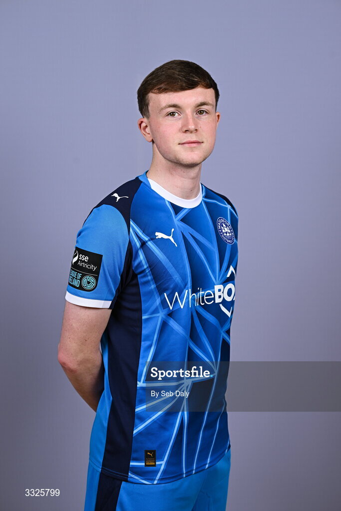 21 January 2026; Conor Carty during a Waterford FC squad portraits session at the SETU Arena in Carriganore, Waterford. Photo by Seb Daly/Sportsfile