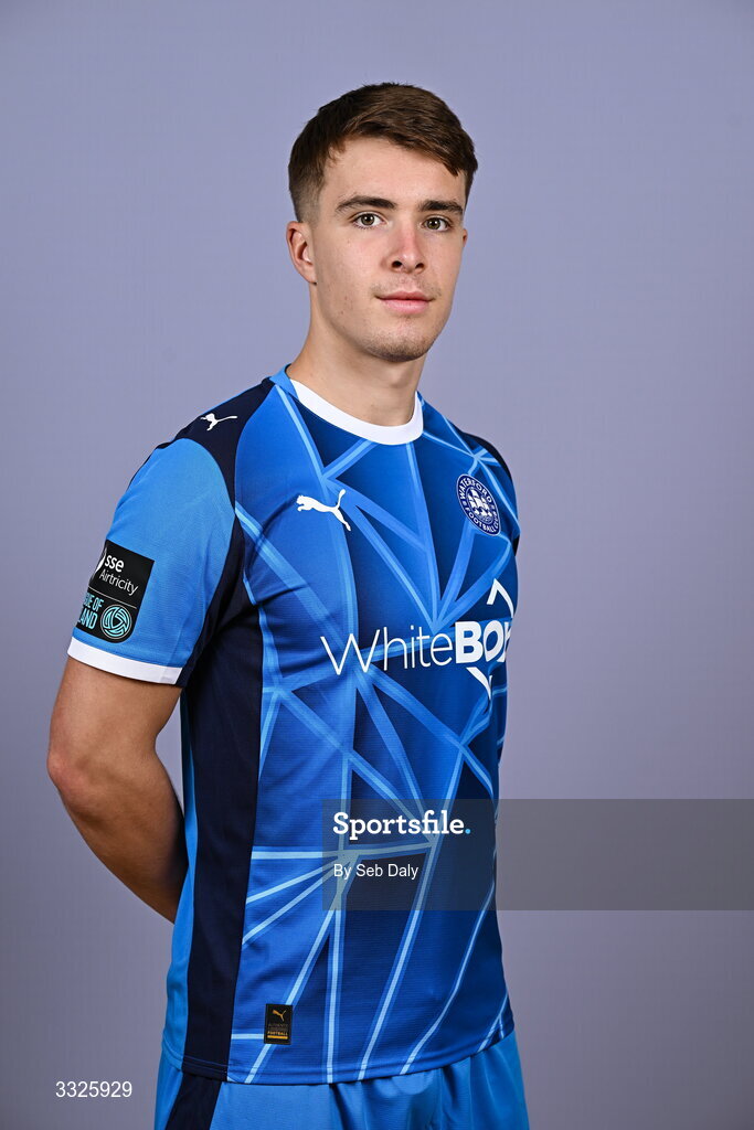 21 January 2026; Tommy Lonergan during a Waterford FC squad portraits session at the SETU Arena in Carriganore, Waterford. Photo by Seb Daly/Sportsfile