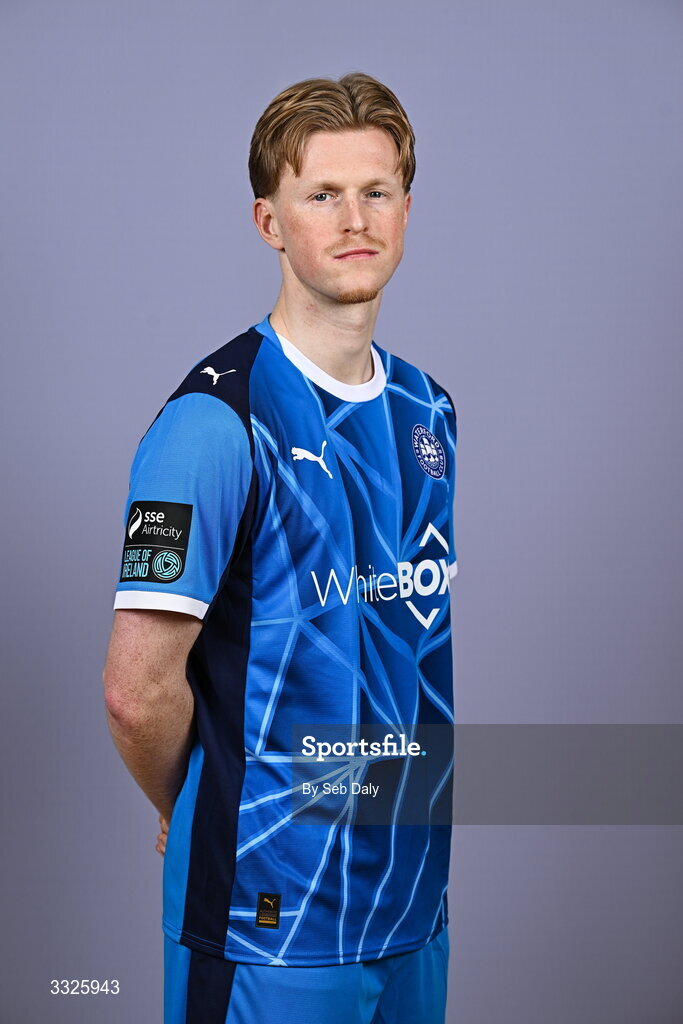 21 January 2026; Jorgen Voilas during a Waterford FC squad portraits session at the SETU Arena in Carriganore, Waterford. Photo by Seb Daly/Sportsfile