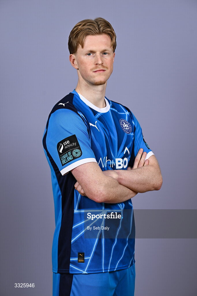 21 January 2026; Jorgen Voilas during a Waterford FC squad portraits session at the SETU Arena in Carriganore, Waterford. Photo by Seb Daly/Sportsfile