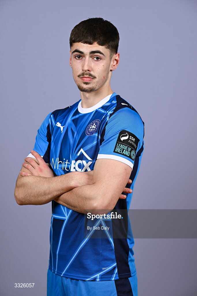 21 January 2026; Ronan Mansfield during a Waterford FC squad portraits session at the SETU Arena in Carriganore, Waterford. Photo by Seb Daly/Sportsfile