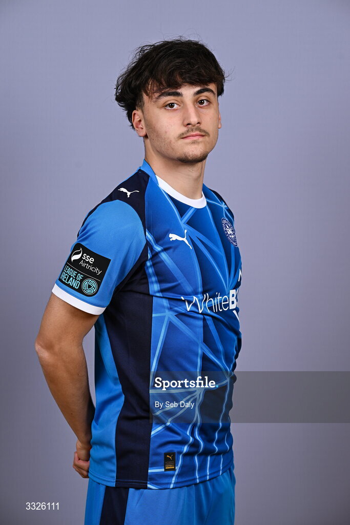 21 January 2026; Orion Cala during a Waterford FC squad portraits session at the SETU Arena in Carriganore, Waterford. Photo by Seb Daly/Sportsfile