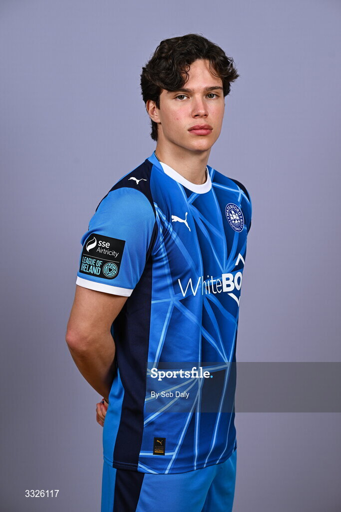 21 January 2026; Benny Couto during a Waterford FC squad portraits session at the SETU Arena in Carriganore, Waterford. Photo by Seb Daly/Sportsfile