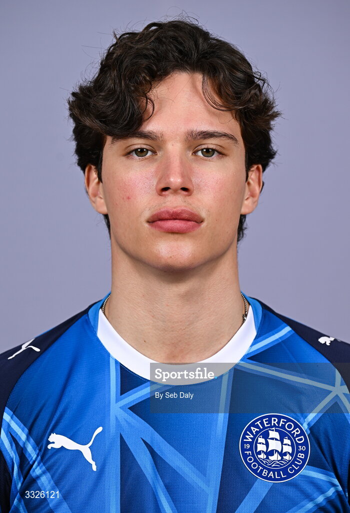 21 January 2026; Benny Couto during a Waterford FC squad portraits session at the SETU Arena in Carriganore, Waterford. Photo by Seb Daly/Sportsfile