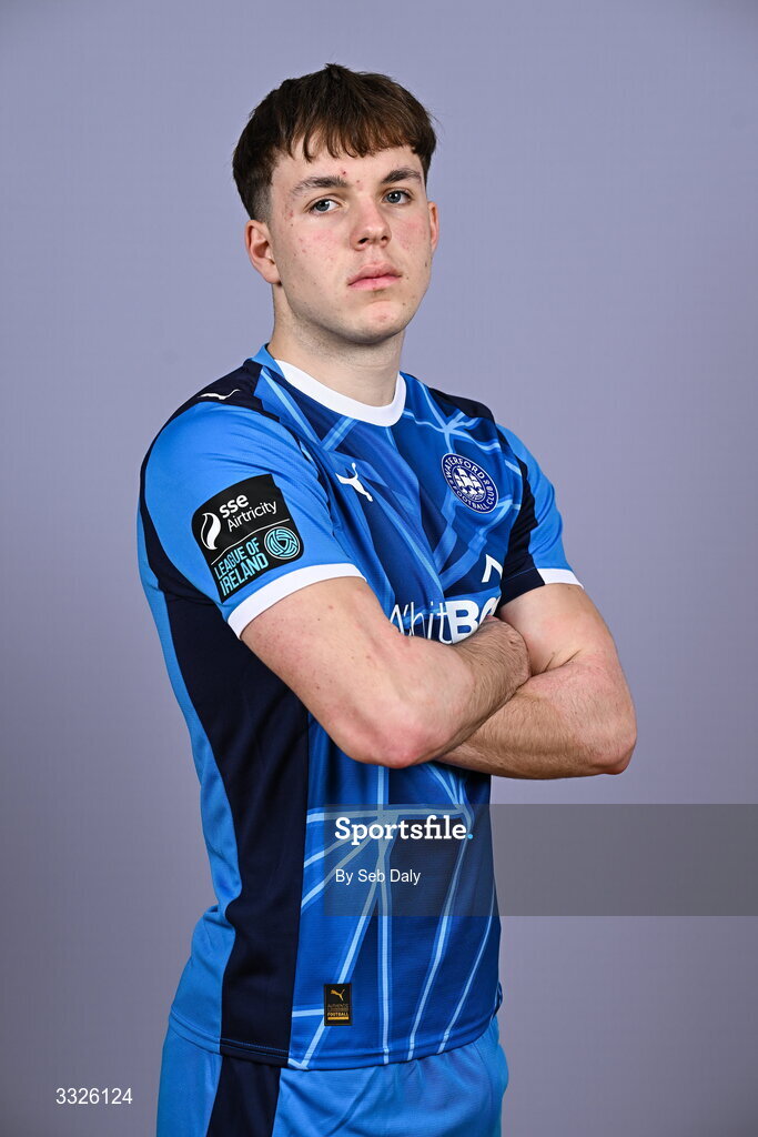 21 January 2026; Alan Zborowski during a Waterford FC squad portraits session at the SETU Arena in Carriganore, Waterford. Photo by Seb Daly/Sportsfile