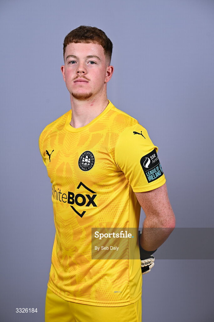 21 January 2026; Jason Healy during a Waterford FC squad portraits session at the SETU Arena in Carriganore, Waterford. Photo by Seb Daly/Sportsfile