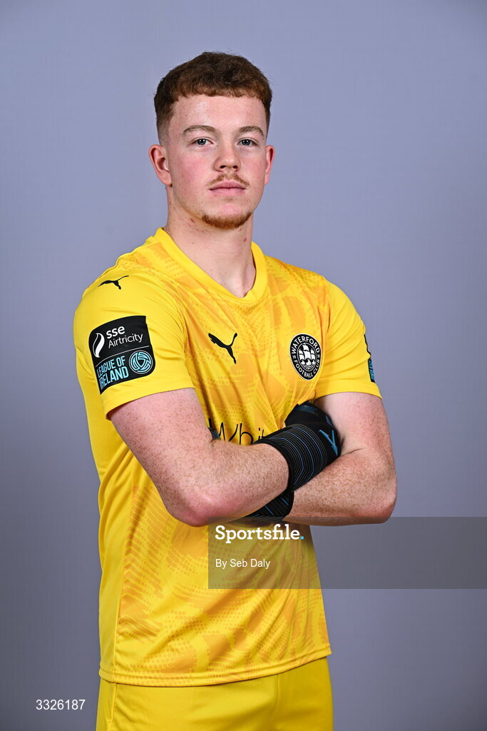 21 January 2026; Jason Healy during a Waterford FC squad portraits session at the SETU Arena in Carriganore, Waterford. Photo by Seb Daly/Sportsfile