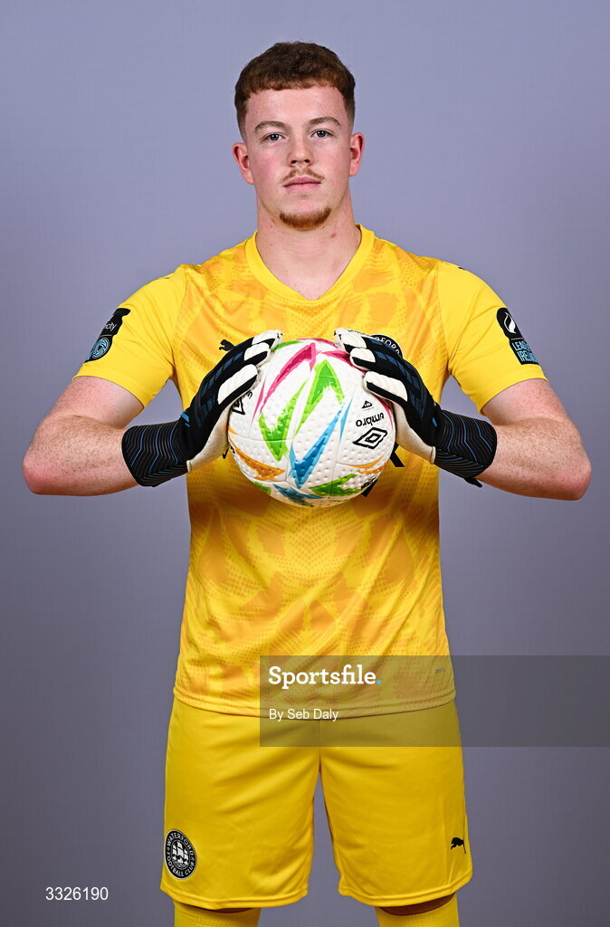 21 January 2026; Jason Healy during a Waterford FC squad portraits session at the SETU Arena in Carriganore, Waterford. Photo by Seb Daly/Sportsfile