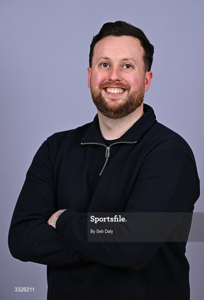 21 January 2026; Chief operating officer Richy Walsh during a Waterford FC squad portraits session at the SETU Arena in Carriganore, Waterford. Photo by Seb Daly/Sportsfile