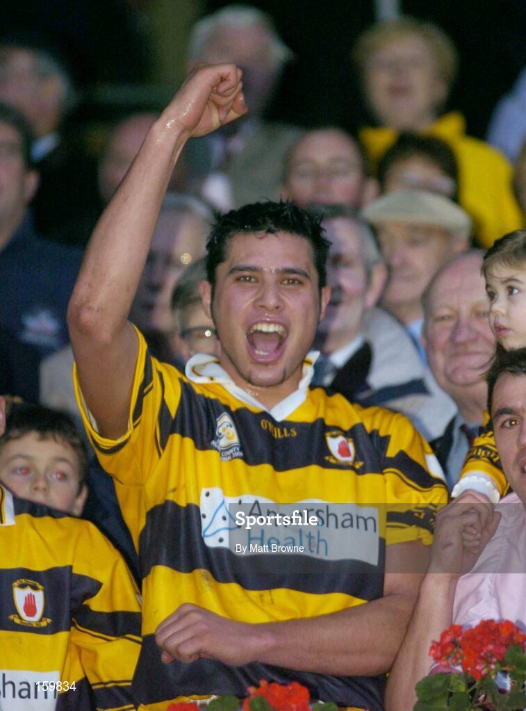 31 October 2004; Setanta O hAilpin, Na Pairsaigh, celebrates after the win against Cloyne. Cork County Senior Hurling Final, Na Piarsaigh v Cloyne, Pairc Ui Chaoimh, Cork. Picture credit; Matt Browne / SPORTSFILE