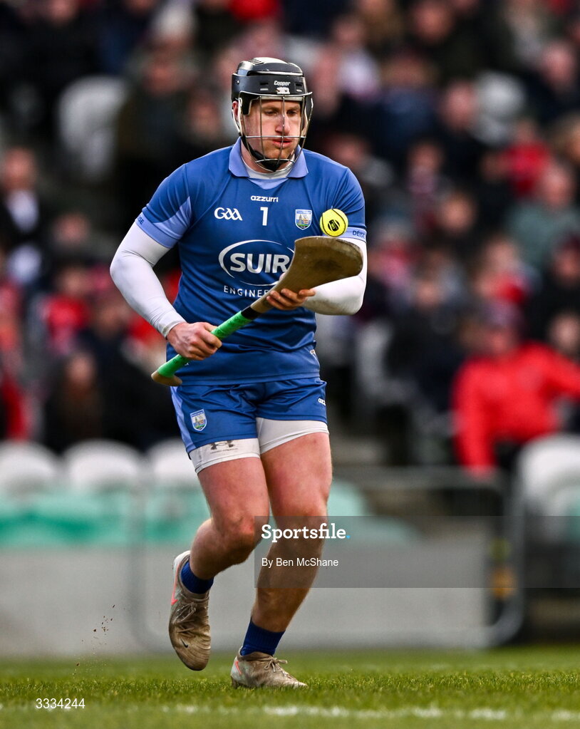 25 January 2026; Waterford goalkeeper Billy Nolan during the Allianz Hurling League Division 1A match between Cork and Waterford at SuperValu Páirc Uí Chaoimh in Cork. Photo by Ben McShane/Sportsfile