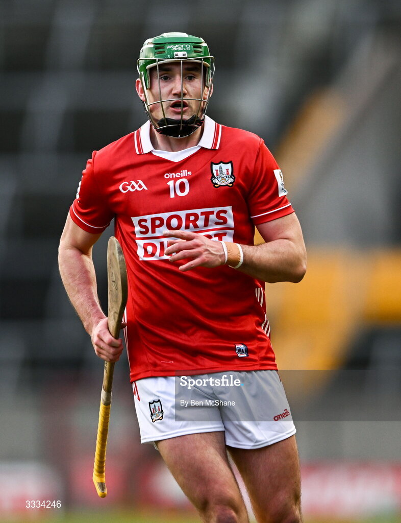 25 January 2026; Brian Roche of Cork during the Allianz Hurling League Division 1A match between Cork and Waterford at SuperValu Páirc Uí Chaoimh in Cork. Photo by Ben McShane/Sportsfile