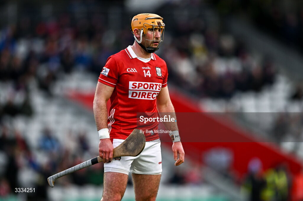 25 January 2026; Declan Dalton of Cork during the Allianz Hurling League Division 1A match between Cork and Waterford at SuperValu Páirc Uí Chaoimh in Cork. Photo by Ben McShane/Sportsfile
