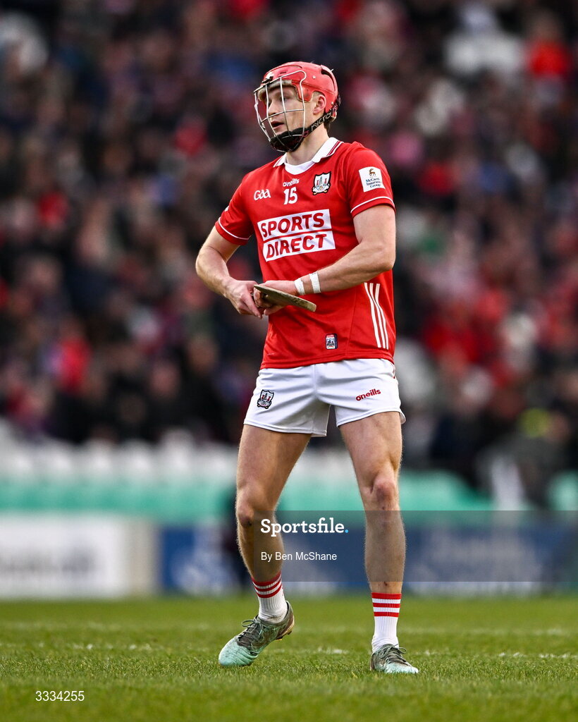 25 January 2026; Alan Connolly of Cork during the Allianz Hurling League Division 1A match between Cork and Waterford at SuperValu Páirc Uí Chaoimh in Cork. Photo by Ben McShane/Sportsfile