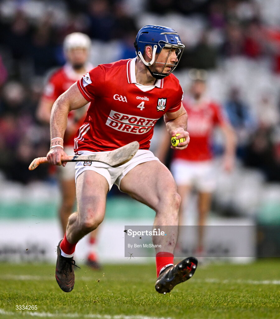 25 January 2026; Seán O'Donoghue of Cork during the Allianz Hurling League Division 1A match between Cork and Waterford at SuperValu Páirc Uí Chaoimh in Cork. Photo by Ben McShane/Sportsfile