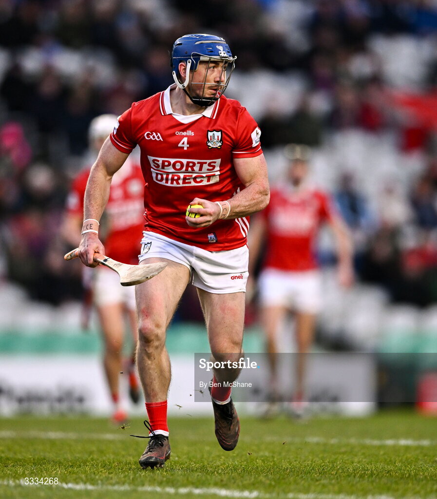 25 January 2026; Seán O'Donoghue of Cork during the Allianz Hurling League Division 1A match between Cork and Waterford at SuperValu Páirc Uí Chaoimh in Cork. Photo by Ben McShane/Sportsfile
